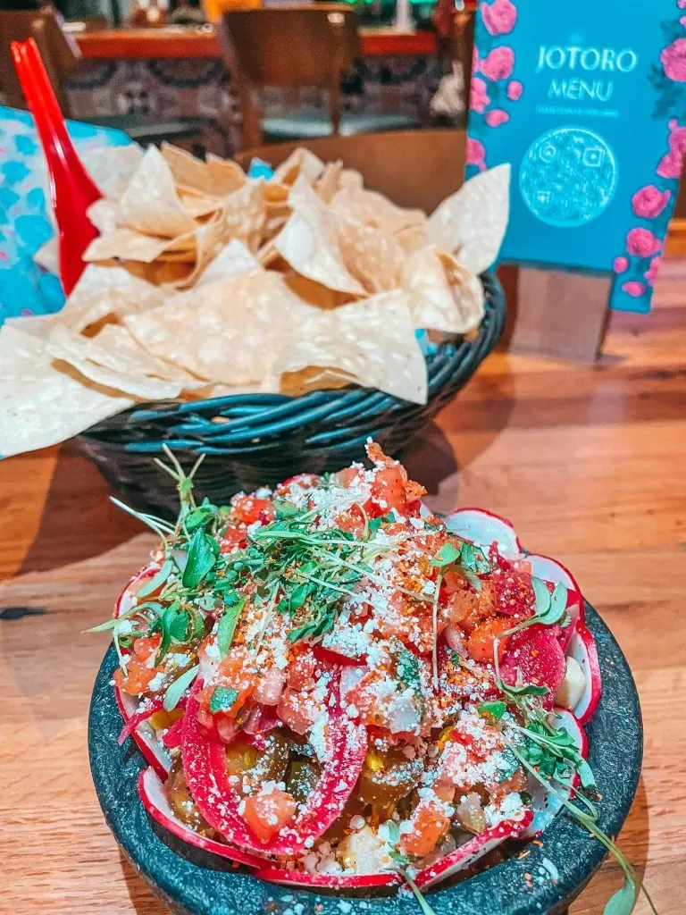Downtown Tampa restaurant Jotoro guacamole