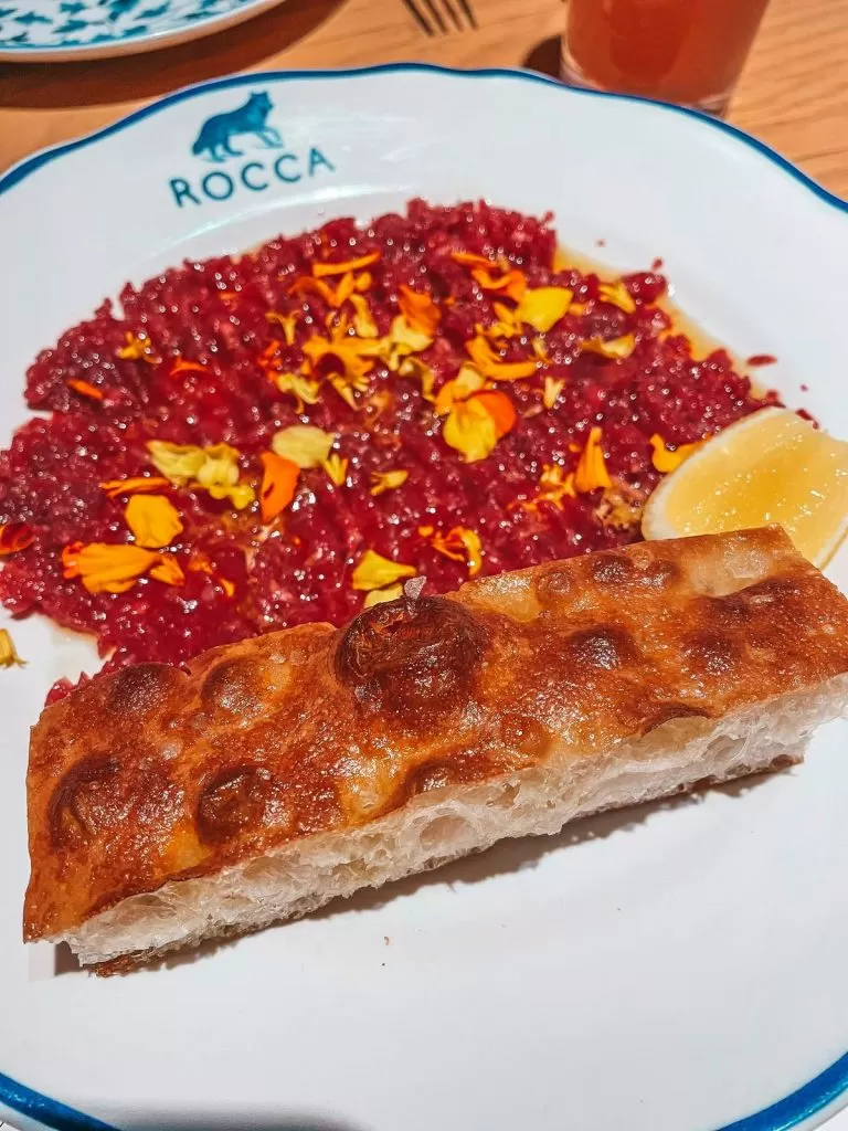 Carpaccio from Rocca in Tampa