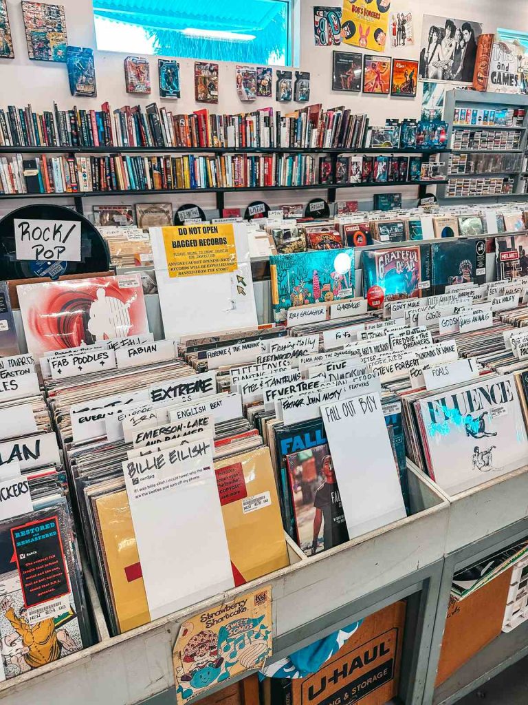 Vinyl at Sound Exchange record store in Tampa