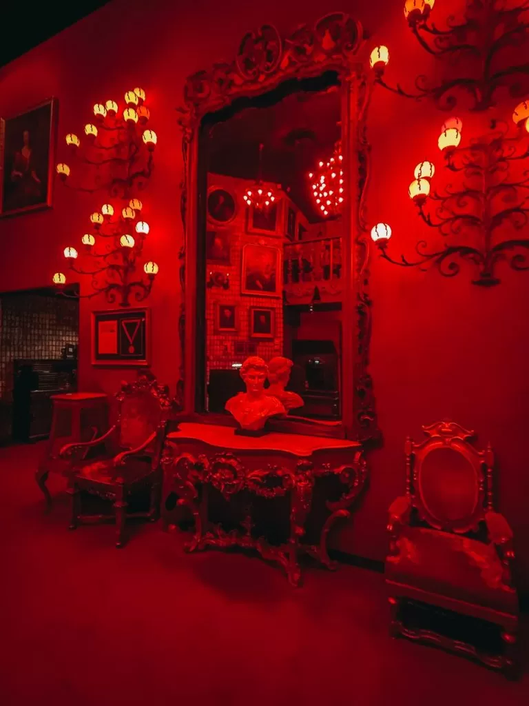 Romantic vibe at Berns Steakhouse in Tampa