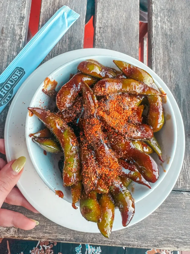 Edamame from Sushi House in Ybor City