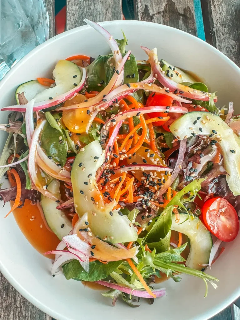 Salad from Sushi House in Ybor City