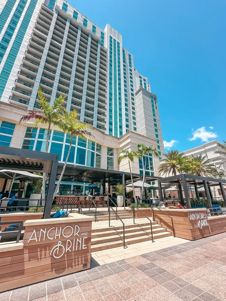 Anchor and Brine restaurant on the Tampa Riverwalk